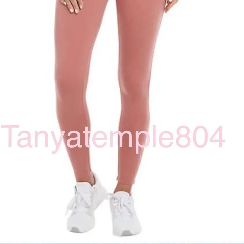 Danskin Ladies' Lightweight 7/8 Legging Pink Large New - Picture 4 of 9